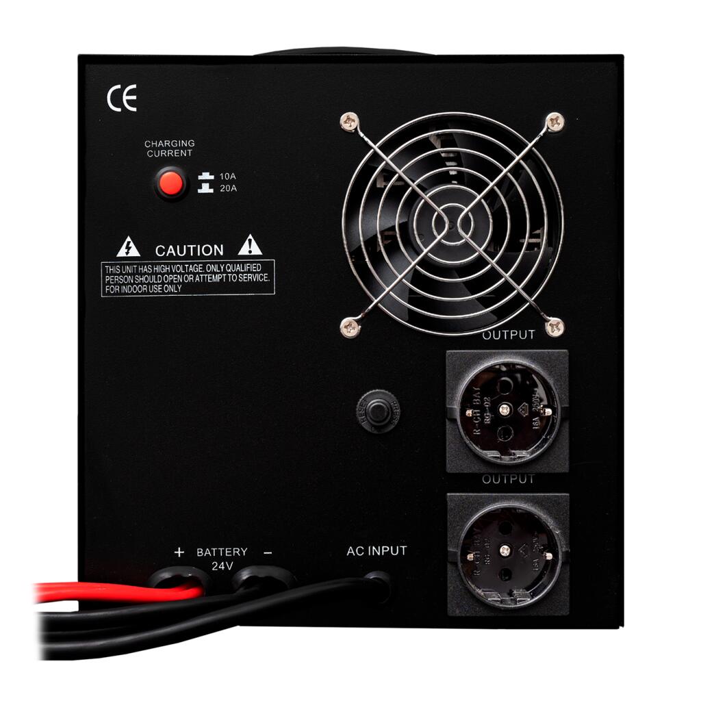 ИБП LP LPL-PSW-2000VA+ (1400Вт) 10A/20A с правильной синусоидой 24V - Изображение 2