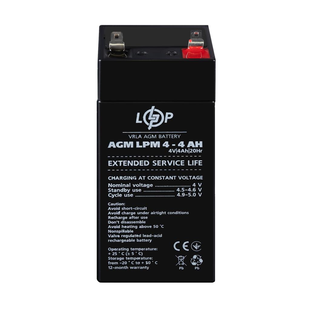 Акция. Аккумулятор AGM LPM 4V - 4 Ah - Изображение 2