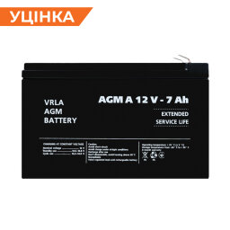 Распродажа (3058) Аккумулятор AGM А 12V - 7 Ah