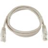 Патч-корд литой UTP RJ45 кат. 5Е 1 м (серый) - Изображение 1
