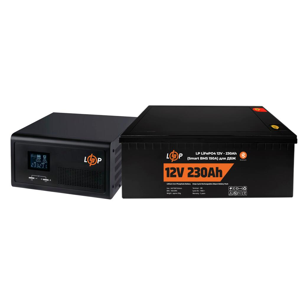 Комплект резервного питания LP(LogicPower) ИБП + литиевая (LiFePO4) батарея (UPS 1000VA + АКБ LiFePO4 2944W) - Изображение 3