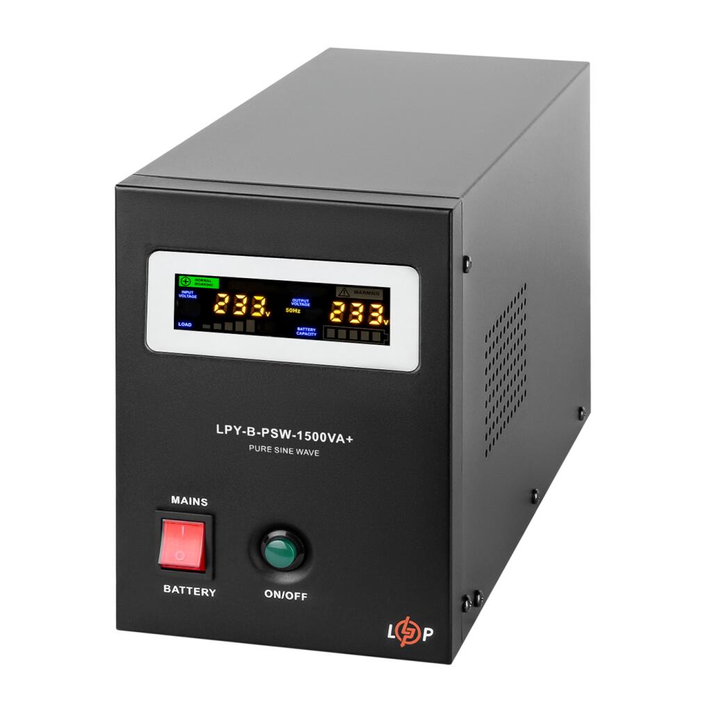 ИБП с правильной синусоидой 24V LPY-B-PSW-1500VA+(1050Вт) 10A/15A - Изображение 2