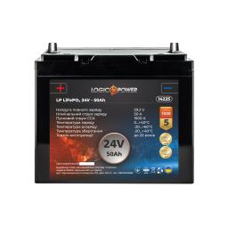 Аккумулятор для автомобиля литиевый LP LiFePO4 24V - 50 Ah (+ слева)
