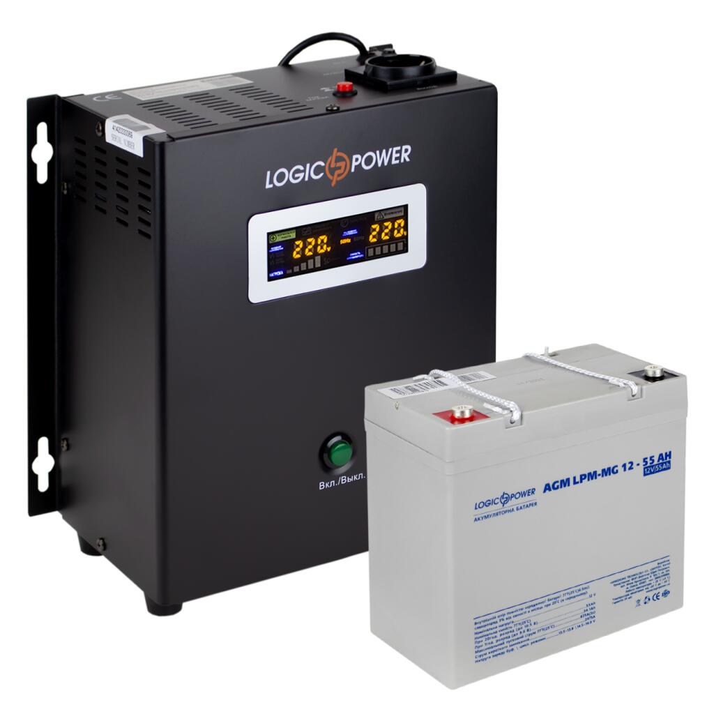 Комплект резервного живлення для котла LogicPower ДБЖ + мультигелева батарея (UPS W500 + АКБ MG 660Wh) - Зображення 4