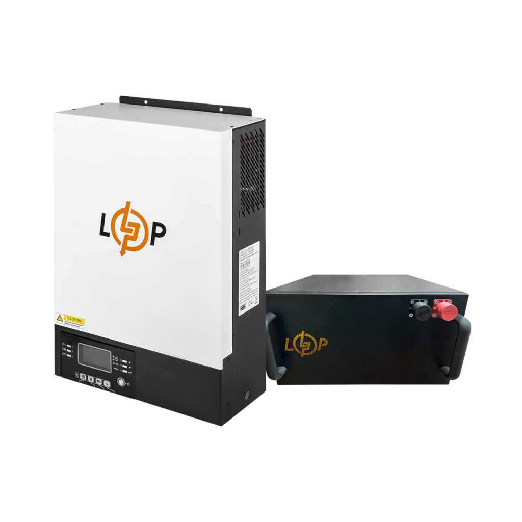 Комплект резервного живлення LP (LogicPower) ДБЖ + літієва (LiFePO4) батарея (UPS W5000+ АКБ LiFePO4 5120W) - Изображение 2