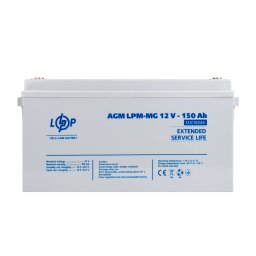 Акумулятор мультигелевий LPM-MG 12V - 150 Ah