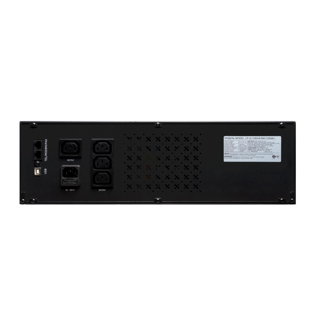 Источник бесперебойного питания (ИБП) LP-UL1250VA RM (rack mounts) (with battery) - Изображение 3