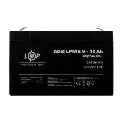 Акция. Аккумулятор AGM LPM 6V - 12 Ah