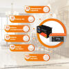 Комплект резервного питания LP(LogicPower) ИБП + литиевая (LiFePO4) батарея (UPS W3000 + АКБ LiFePO4 4096W) - Изображение 2