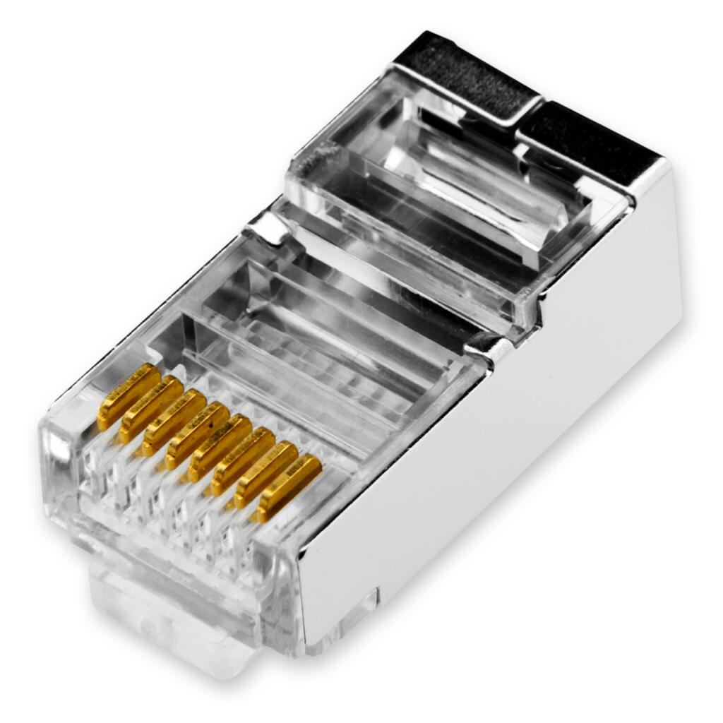 Конектор RJ45 FTP-8P8С (100 шт) - Зображення 1