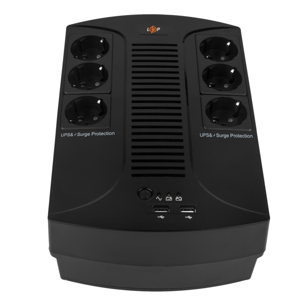Джерело безперебійного живлення (ДБЖ) LP 650VA-6PS (455Вт) - Зображення 4