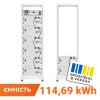 Аккумулятор LP LiFePO4 Battery HVM 409,6V 280Ah (114688 Wh) BMS 125А AB Lrack white - Изображение 1