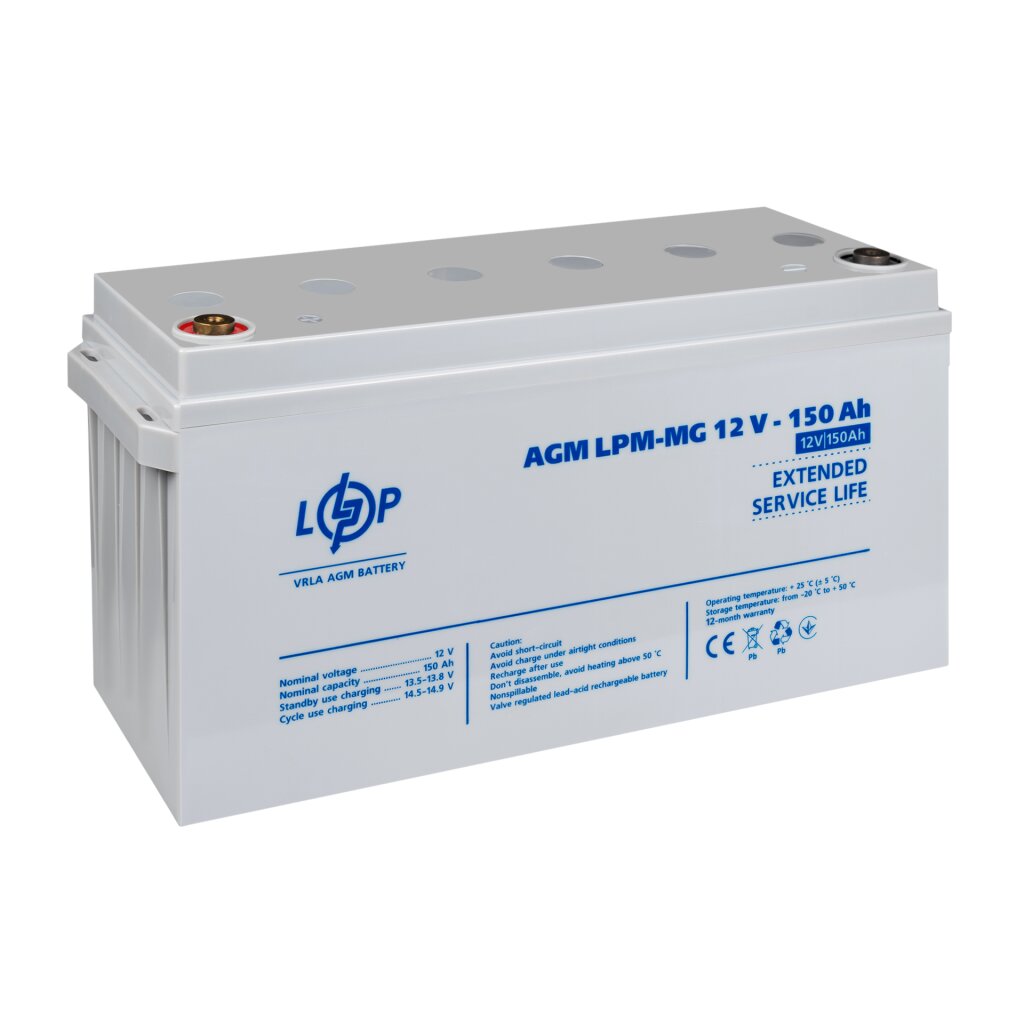 Аккумулятор мультигелевый LPM-MG 12V - 150 Ah - Изображение 3