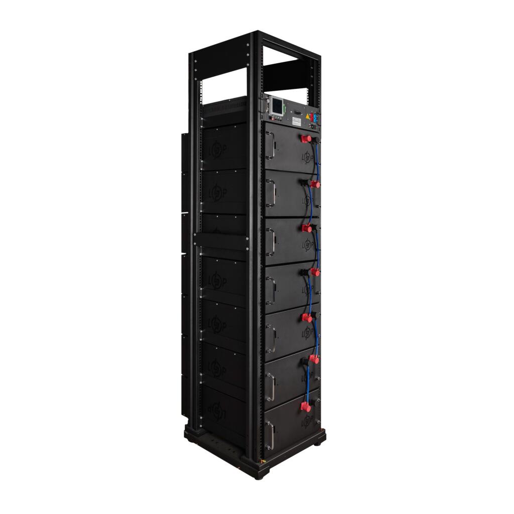 Высоковольтный аккумулятор LP LiFePO4 Battery HVM 358,4V 280Ah (100352 Wh) BMS 125А AB Lrack black - Изображение 5