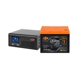 Комплект резервного питания LP(LogicPower) ИБП + литиевая (LiFePO4) батарея (UPS В1000 + АКБ LiFePO4 1280W)