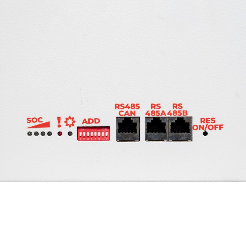 Акумулятор LP LiFePO4 51,2V - 230 Ah (11776Wh) (BMS SP 200A/100A) RM RS485/CAN LCD WH - Зображення 7