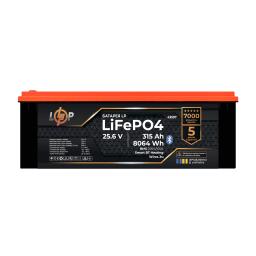 Аккумулятор LP LiFePO4 25,6V - 315 Ah (8064Wh) (BMS 200A/100А) пластик Smart BT