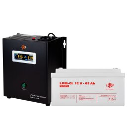 Комплект резервного питания для котла LogicPower ИБП + гелевая батарея UPS W500VA + АКБ GL 900W