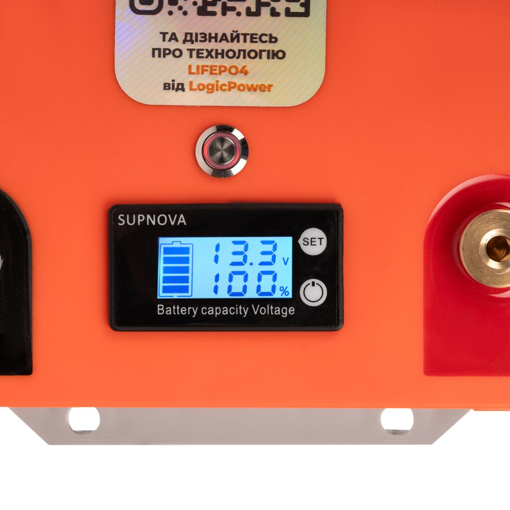 Аккумулятор LP LiFePO4 25,6V - 160 Ah (4096Wh) (BMS 200A/100А) пластик LCD Smart BT - Изображение 9