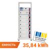 Високовольтний акумулятор LP LiFePO4 Battery HVM 358,4V 100Ah (35840 Wh) BMS 125А AB Lrack white - Зображення 1