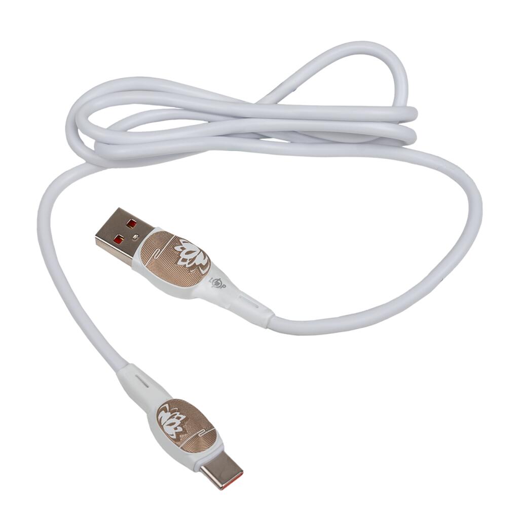 Кабель (шнур) LP USB 3.0 to USB Type-C 3A 30W зі швидкою зарядкою (QC) 1м C301DC - Зображення 2