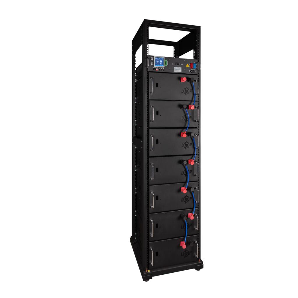 Высоковольтный аккумулятор LP LiFePO4 Battery HVM 358,4V 280Ah (100352 Wh) BMS 125А AB Lrack black - Изображение 4