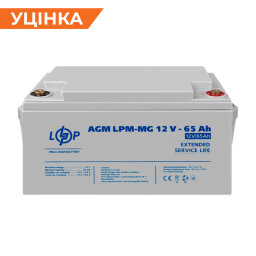 Распродажа (3872) Аккумулятор мультигелевый AGM LPM-MG 12V - 65 Ah 09/2023
