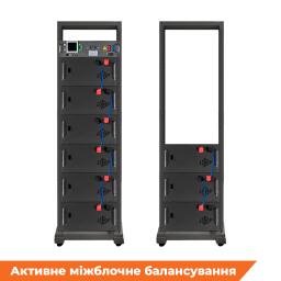 Акумулятор LP LiFePO4 Battery HVM 460,8V 315Ah (145152 Wh)BMS 125A Lrack black AB PRO