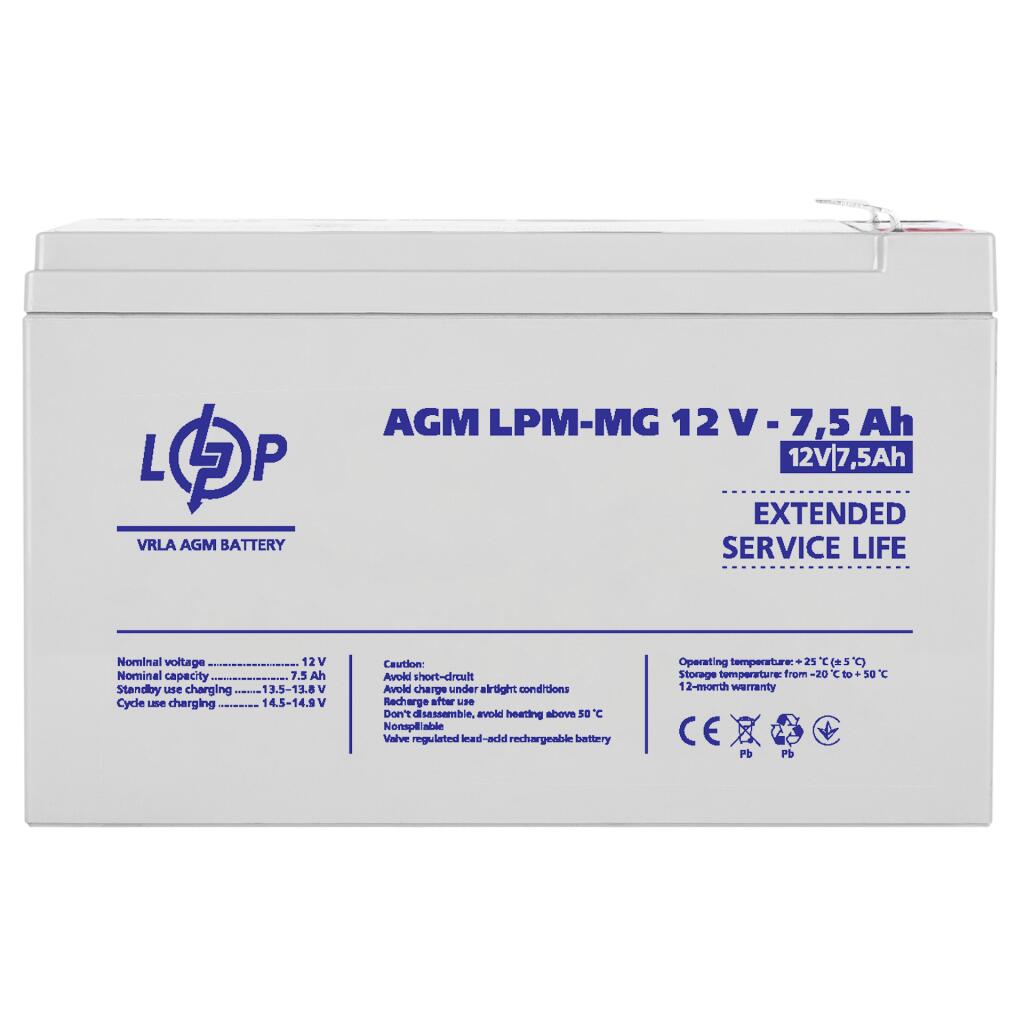Распродажа Аккумулятор мультигелевый LPM-MG 12V - 7.5 Ah - Изображение 4