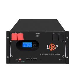 Распродажа Аккумулятор LP LiFePO4 51,2V - 230 Ah (11776Wh) (Smart BMS 200A) с LCD RM AB RS485/CAN