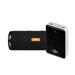 Комплект Power Bank LP PQ27 20000mAh 65W + Акустическая система LP BTS13 HIFI