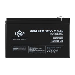 Акумулятор AGM LPM 12V - 7.5 Ah