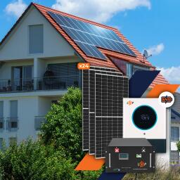 Солнечная электростанция (СЭС) Премиум + 11kW АКБ 11kWh LiFePO4 230 Ah