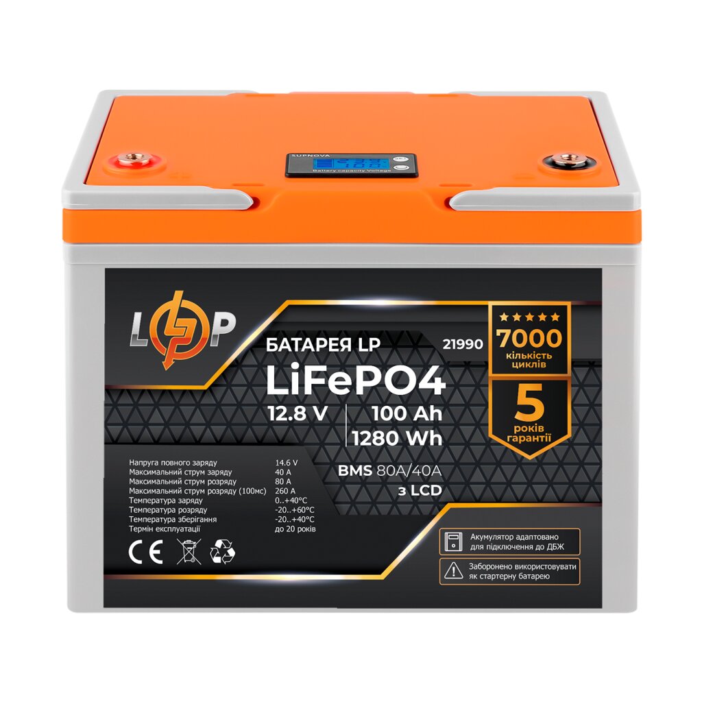 Комплект резервного питания LogicPower B1500 + литиевая (LiFePO4) батарея 1280Wh - Изображение 4