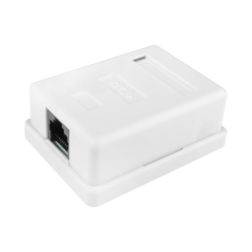 Розетка RJ-45 1-порт кат.5Е UTP LogicPower LP-112 - Изображение 1