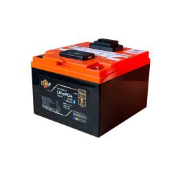 Аккумулятор LP LiFePO4 12,8V - 32 Ah (410Wh) (BMS 40А/32A) пластик LCD USB Smart BT