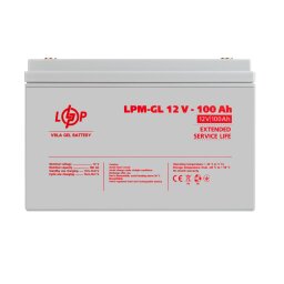 Аккумулятор гелевый LPM-GL 12V - 100 Ah