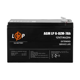 Тяговый свинцово-кислотный аккумулятор LP 6-DZM-7 Ah 