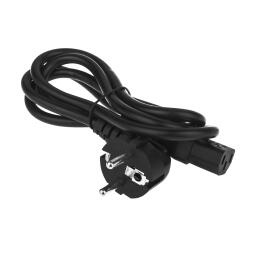 Кабель питания LogicPower PC-CEE7/4-C13_3-075, 220V 1.5m (3x0,75mm2)(медь)