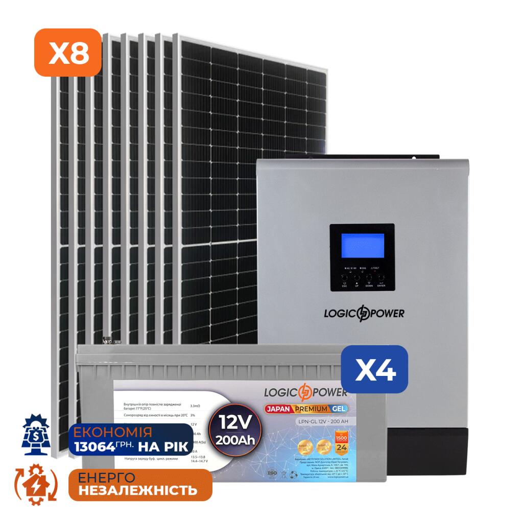 Комплект СЭС 5кВт АКБ Gel 200 Ah - Изображение 3