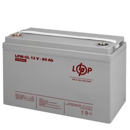 Аккумулятор гелевый LPM-GL 12V - 80 Ah