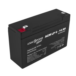 Аккумулятор AGM LP 6V - 14 Ah Silver