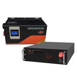 КРП LogicPower W3000 + литиевая (LiFePO4) батарея 5120 Ватт (22892+38180 200 Ah)