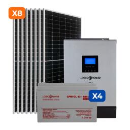 Комплект СЭС 5кВт АКБ Gel 100 Ah
