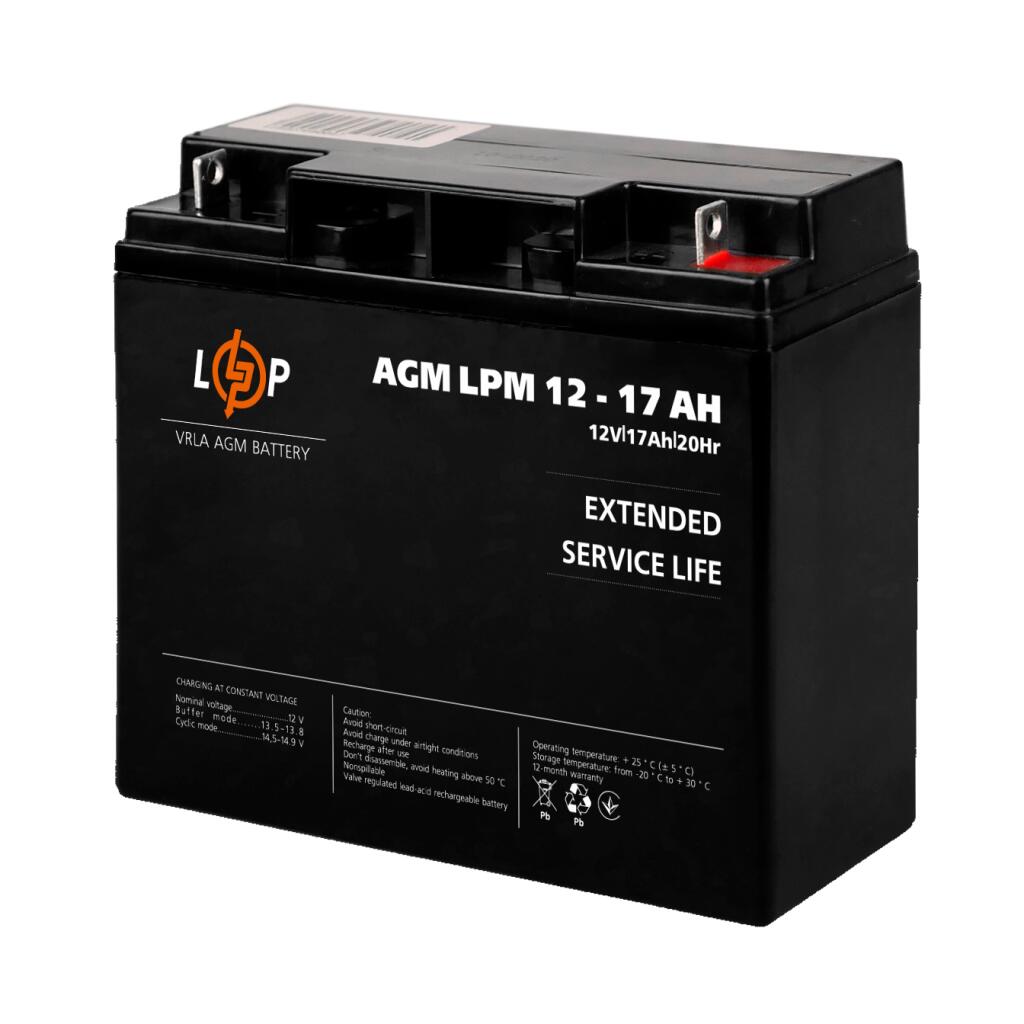 Аккумулятор AGM LPM 12V - 17 Ah - Изображение 5
