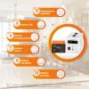 Комплект резервного питания LogicPower B500 + литиевая (LiFePO4) батарея 640 Wh - Изображение 2
