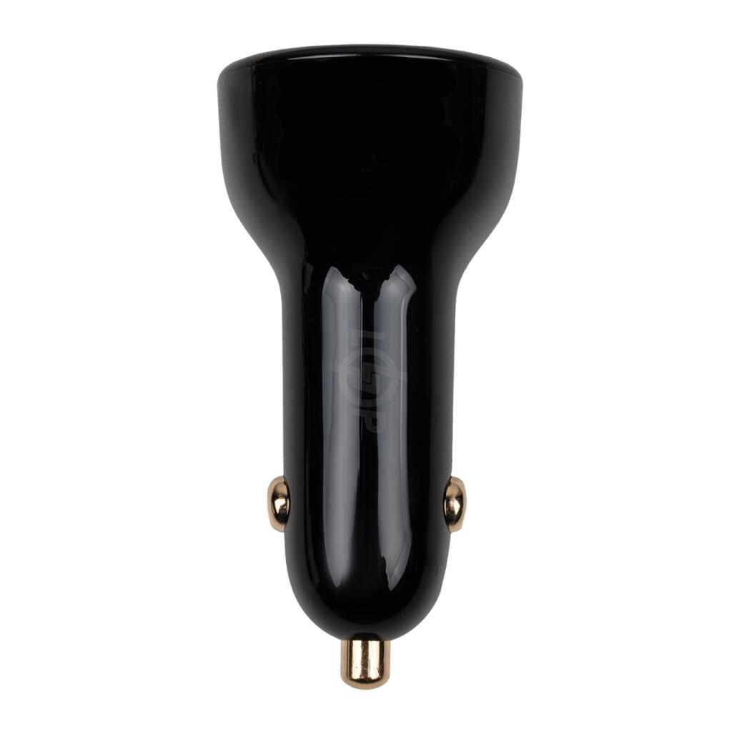 Зарядка в прикурювач LP 100W Type-C+USB (QC4/PD3.0/PPS) WCH01 - Зображення 1
