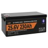 Акумулятор LP LiFePO4 25,6V - 230 Ah (5888Wh) (Smart BMS 150А) з BT пластик - Изображение 4