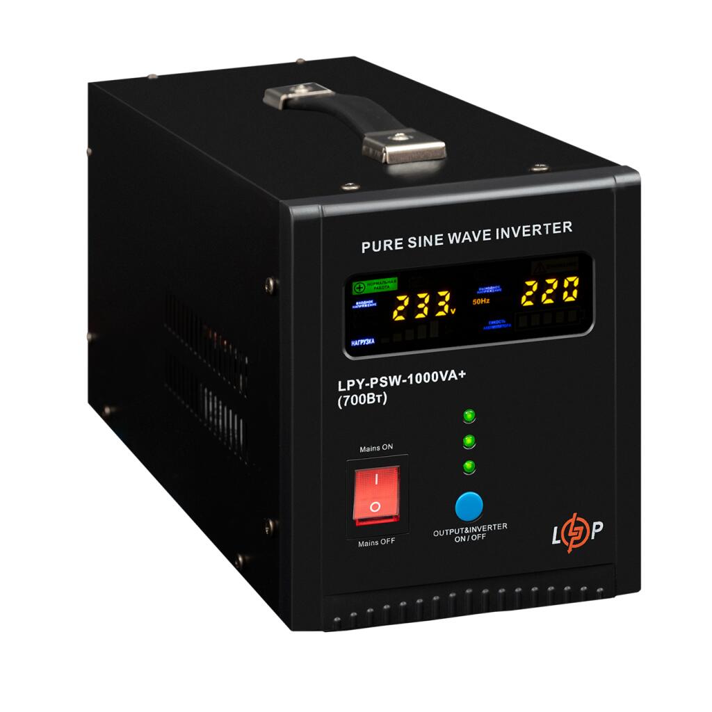 ИБП LogicPower LPY-PSW-1000VA+ (700Вт) 10A/20A с правильной синусоидой 12V - Изображение 2