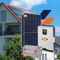 Обладнання для сонячної електростанції (СЕС) Стандарт 3,5 kW АКБ 3,6kWh Gel 150 Ah null